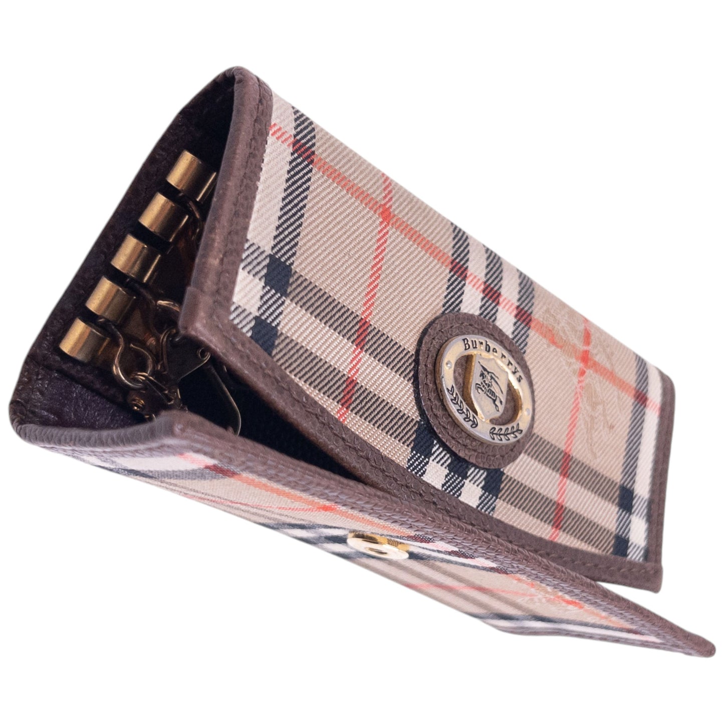 Vintage 90s Burberry Nova Check Key Holder