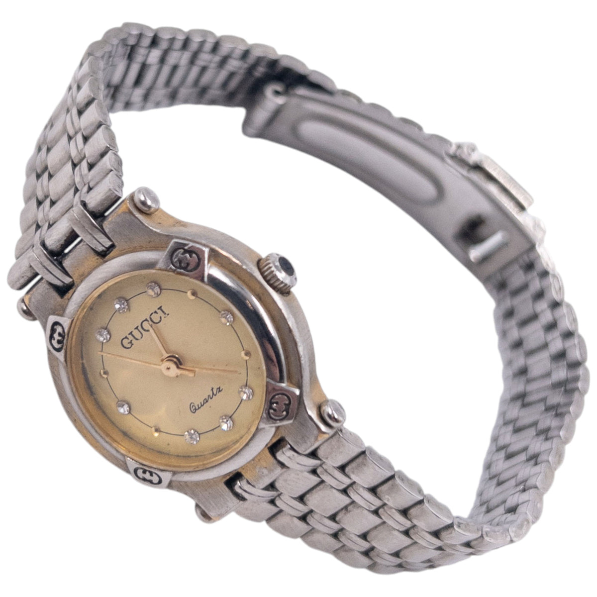 Vintage 90s Gucci Diamanté Watch