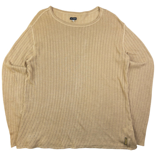 Vintage Armani Jeans Lightweight Knit Jumper Size L