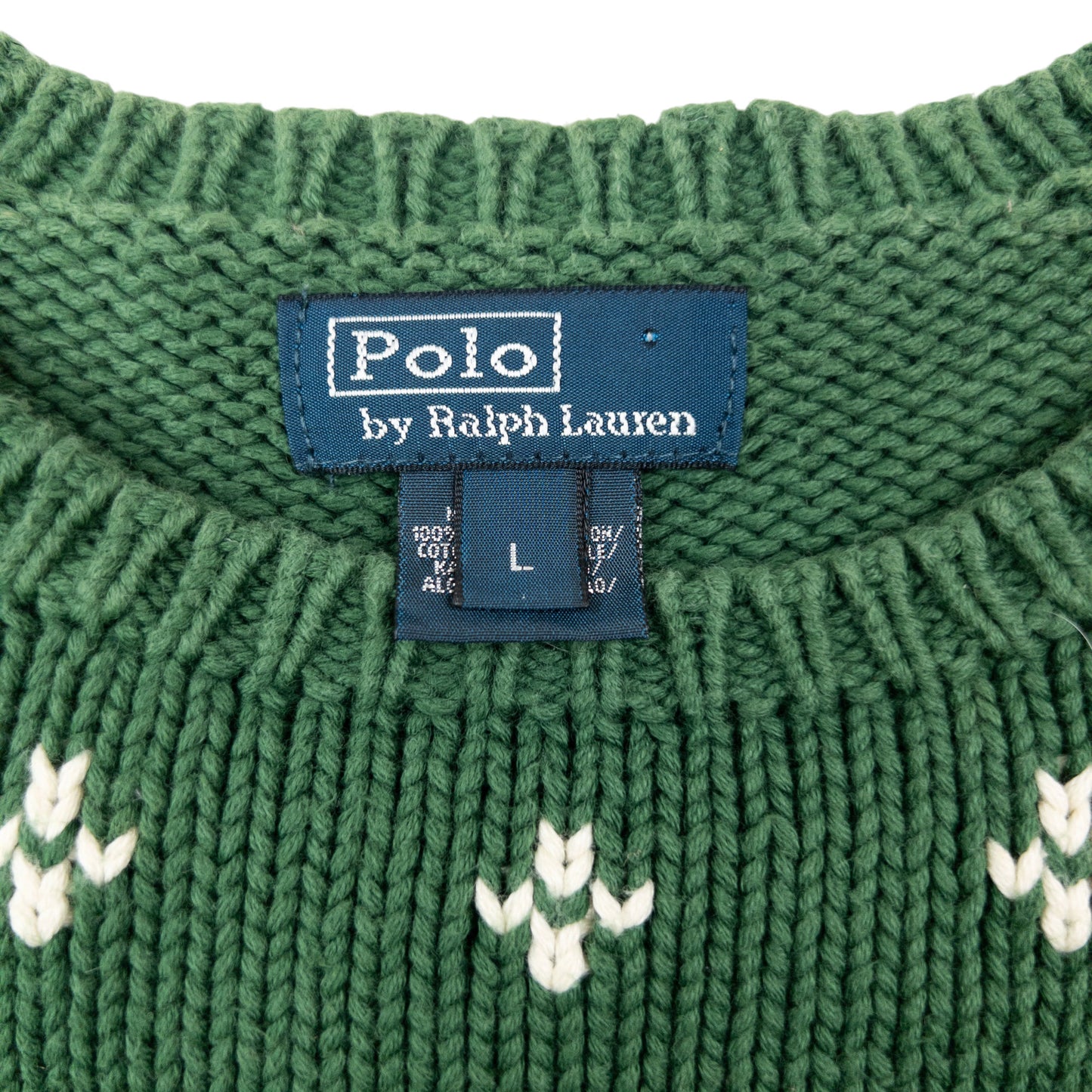 Vintage 90s Polo Ralph Lauren Knitted Skiing Jumper Size S