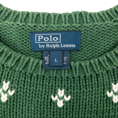 Vintage 90s Polo Ralph Lauren Knitted Skiing Jumper Size S