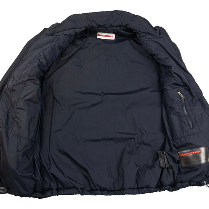 Vintage Prada Sport Luna Rossa Zip Up Puffer Gilet Size S