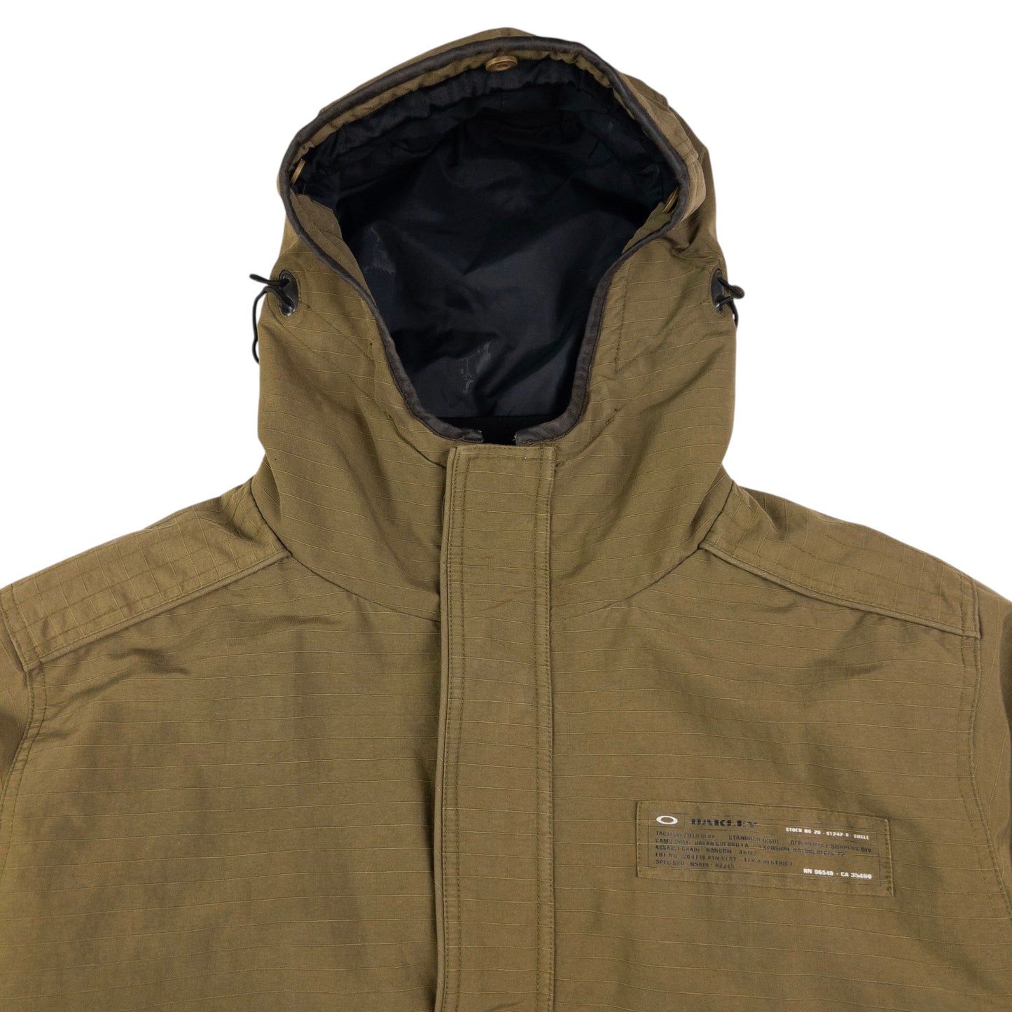 Vintage Oakley Laser-Cut Zip Up Jacket Size L