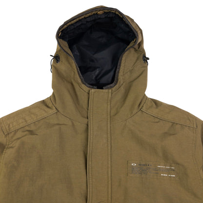 Vintage Oakley Laser-Cut Zip Up Jacket Size L
