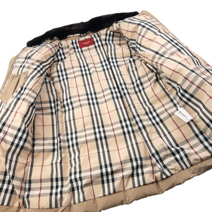 Vintage 2000s Burberry Nova Check Lined Quilted Puffer Jacket Womens Size L