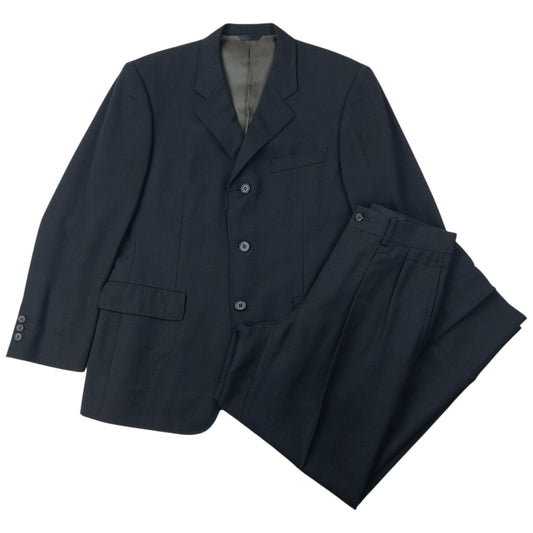 Vintage 90s Yohji Yamamoto A.A.R Jacket & Trousers Suit Set Size XS