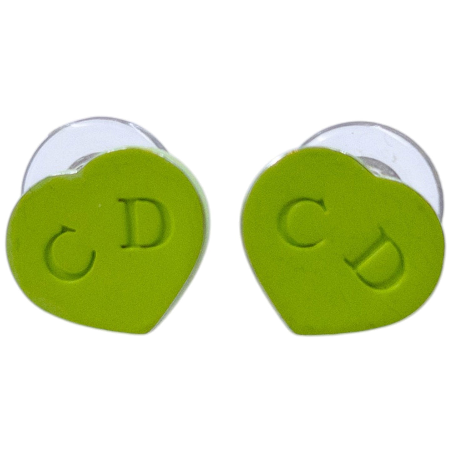 Vintage 2000s Dior By John Galliano Heart Stud Earrings