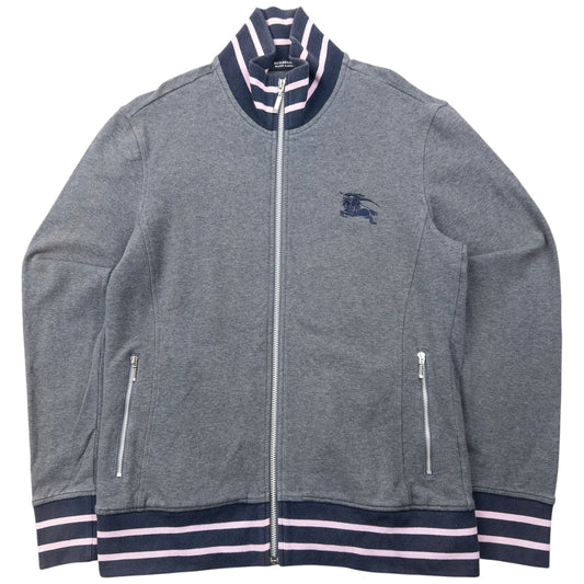 Vintage 2000s Burberry Black Label Zip Up Sweatshirt Size S