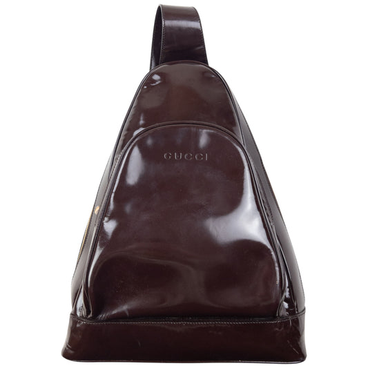 Vintage 90s Gucci Leather Sling Bag