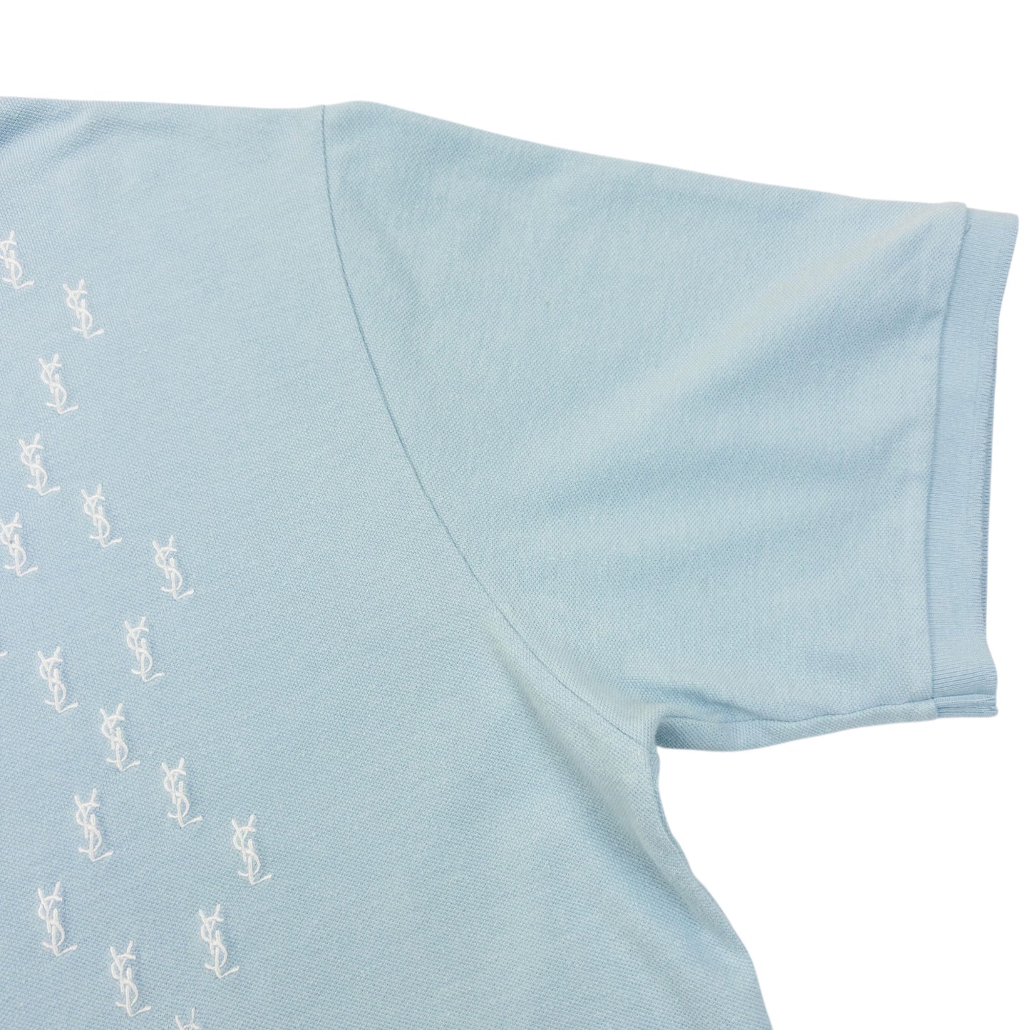 Vintage 2000s YSL Yves Saint Laurent Embroidered Polo Shirt Size XL