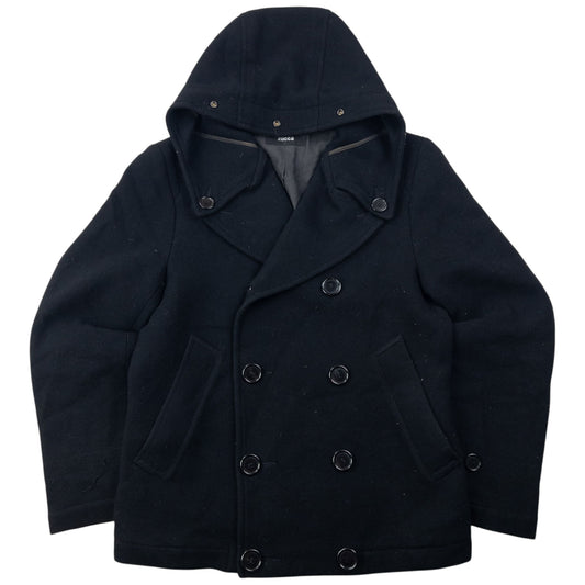 Vintage 90s Cabane De Zucca By Issey Miyake Wool Peacoat Jacket Size S