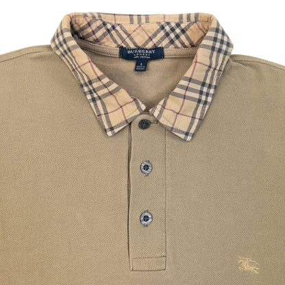 Vintage 2000s Burberry Nova Check Collar Polo Shirt Size L