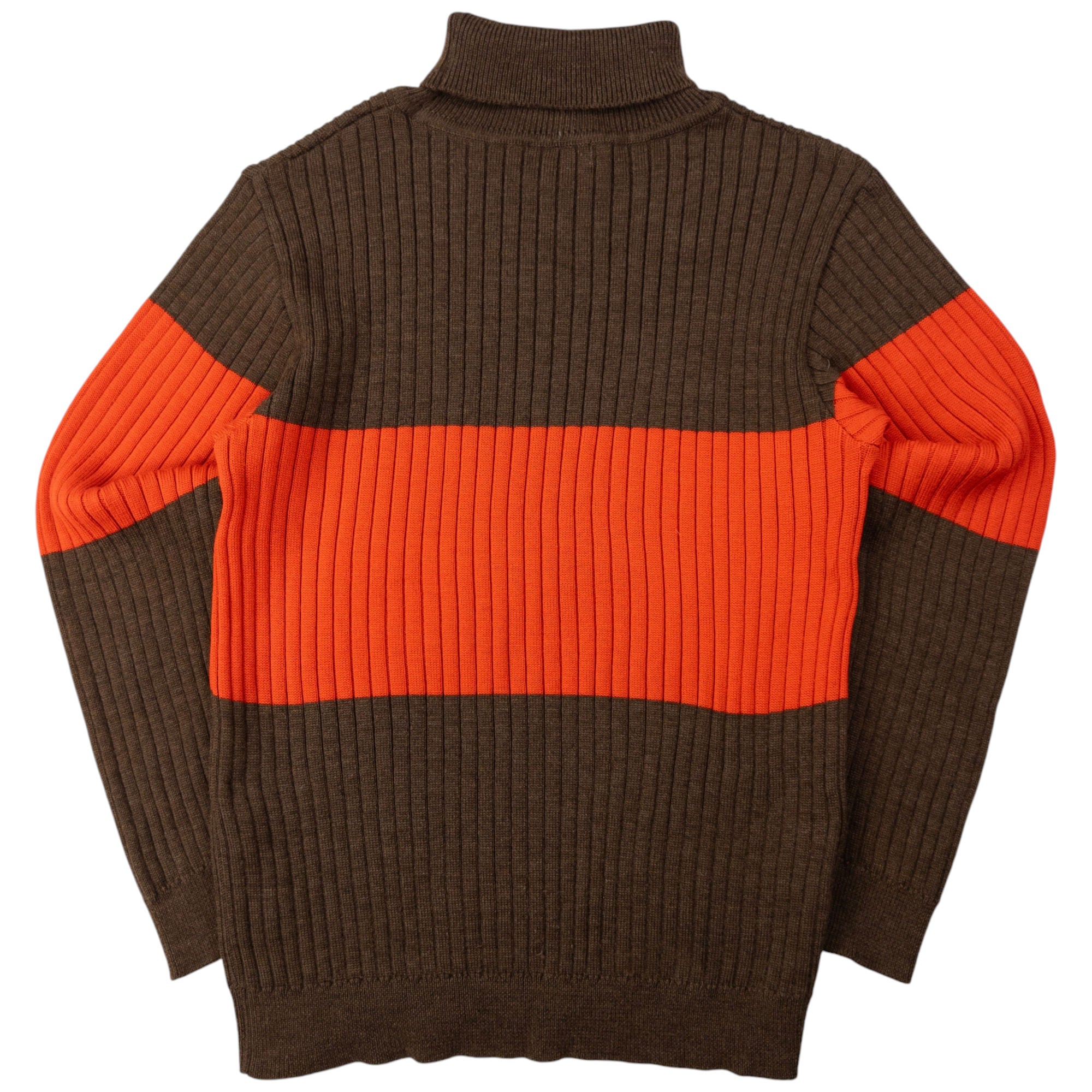 Vintage Dior Sports Ribbed Knit Turtleneck Jumper Womens Size S