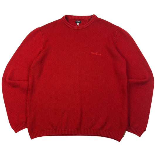Vintage 2000s Armani Jeans Wool Knit Jumper Size M