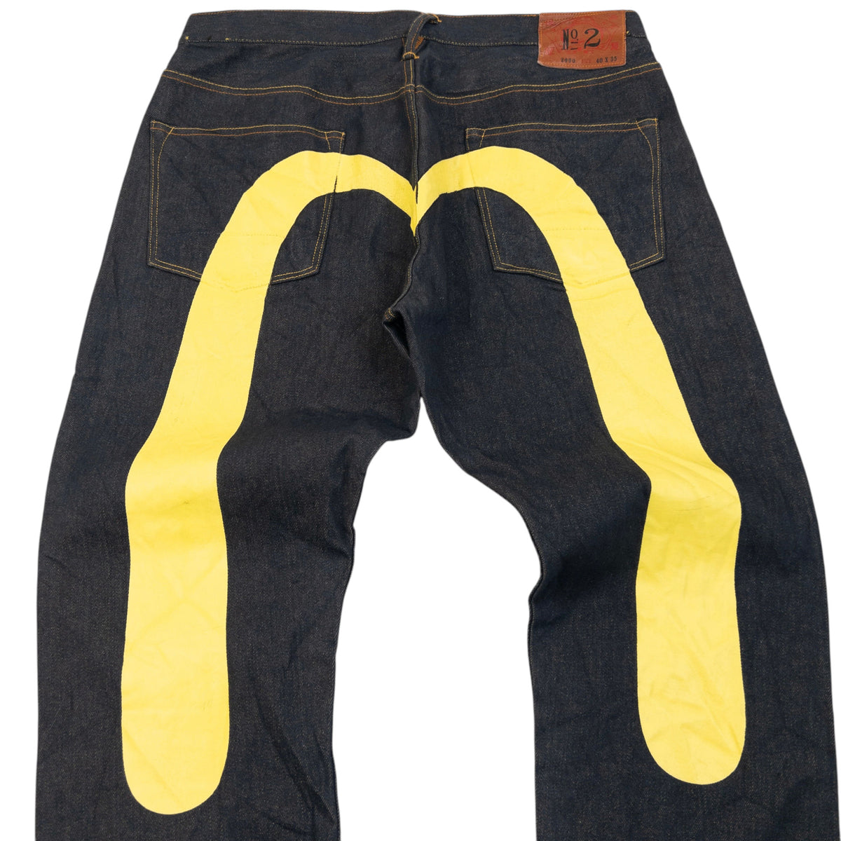 Vintage 2000s Evisu Daicock Japanese Denim Jeans Size W35