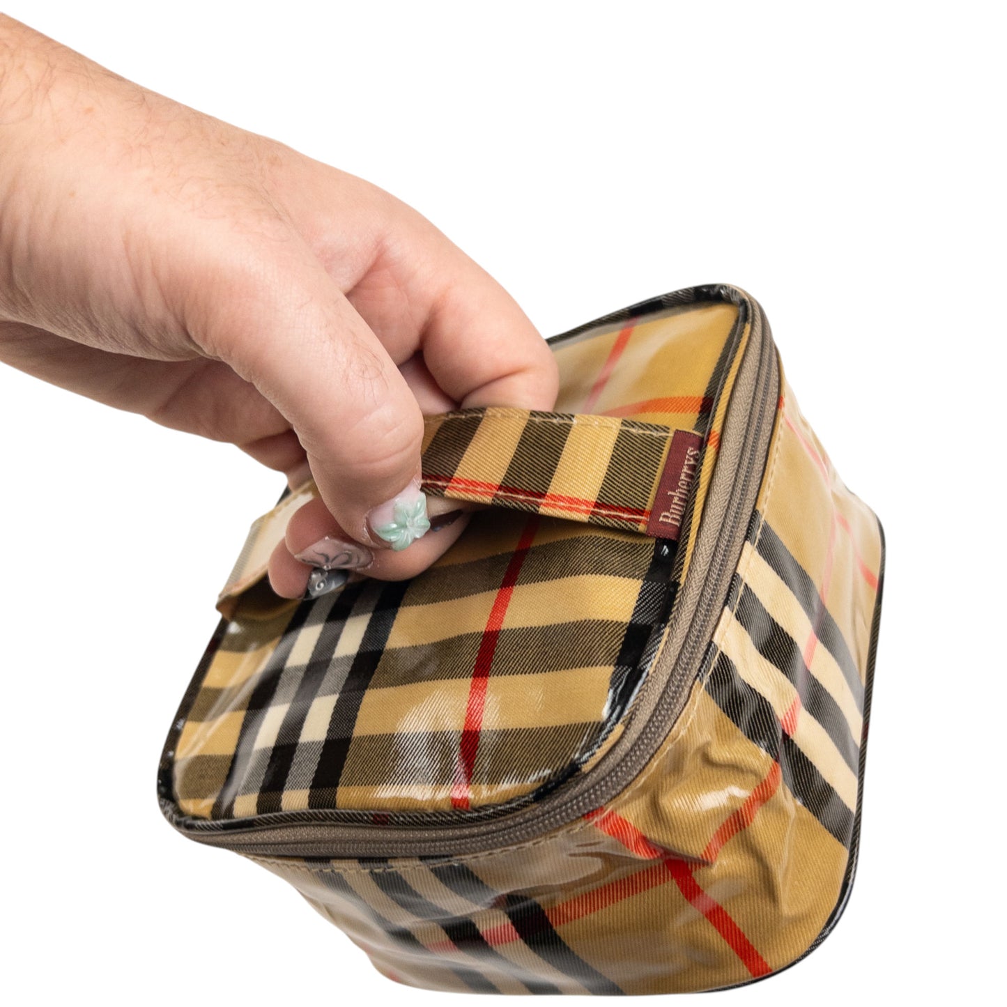 Vintage Burberry Nova Check Mini Travel Bag