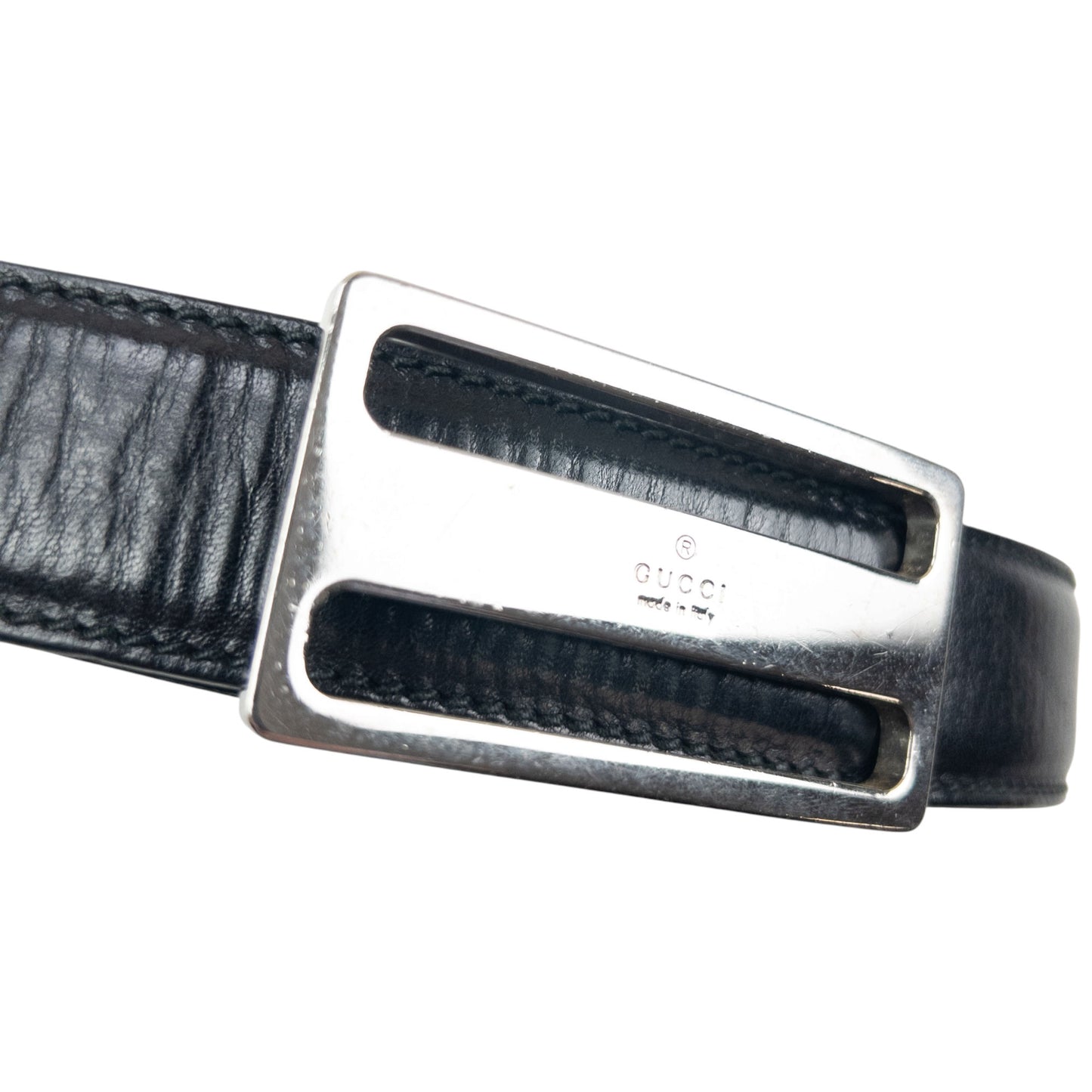 Vintage 2000s Gucci Leather Belt Size S