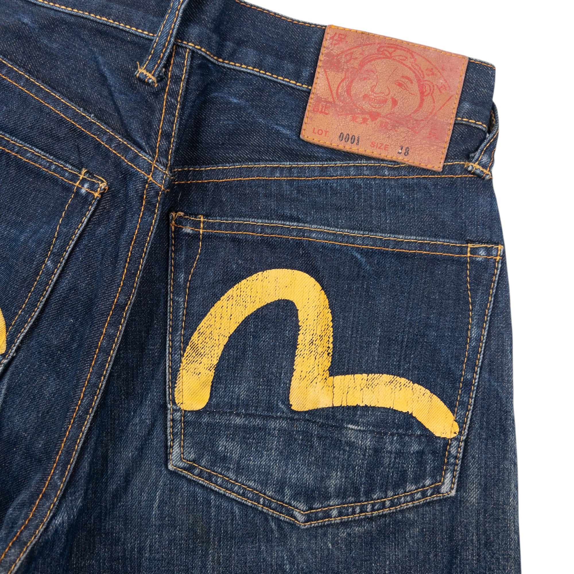 Vintage 2000s Evisu Double Gull Japanese Denim Jeans Size W28