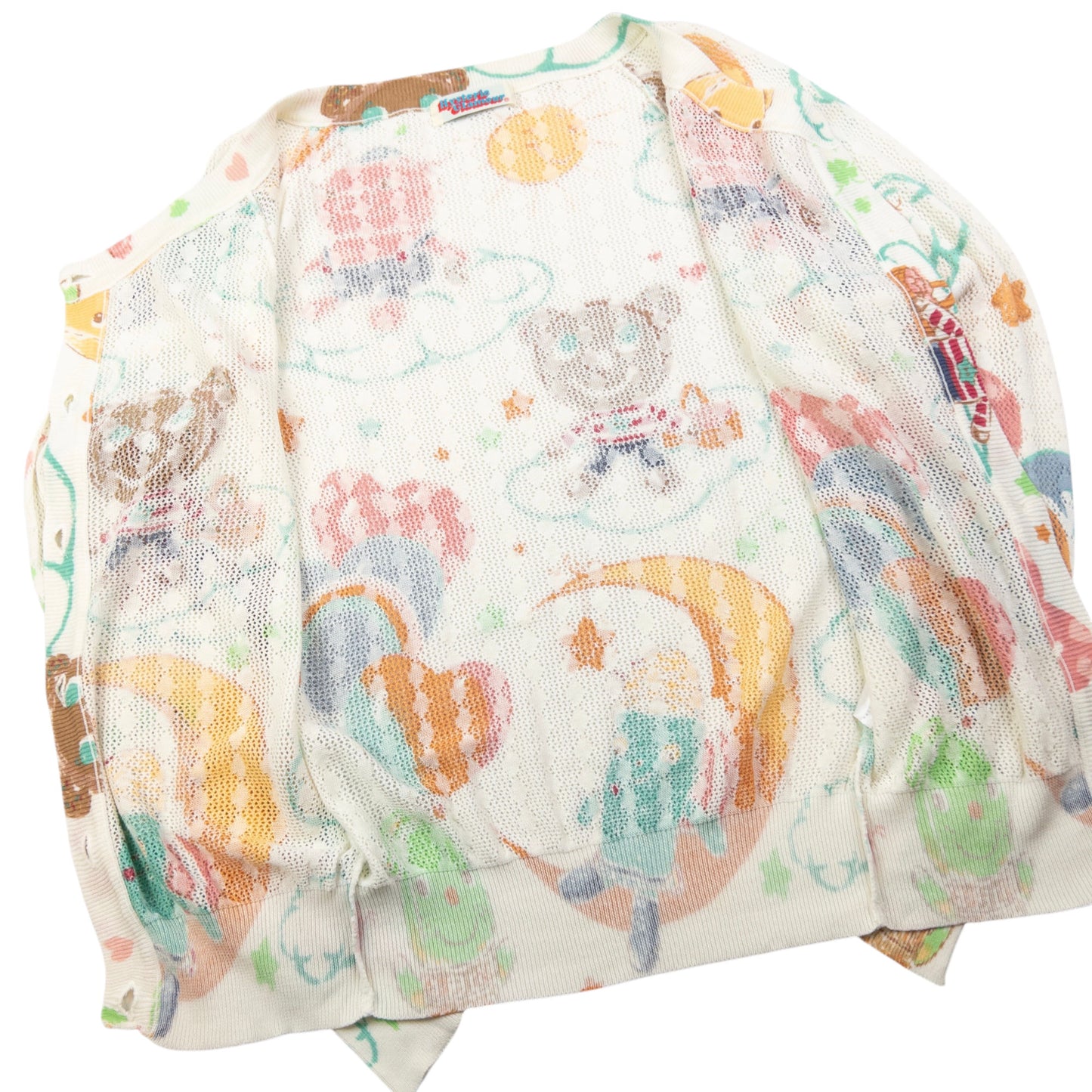 Vintage Hysteric Glamour Graphic Knit Cardigan Womens Size S