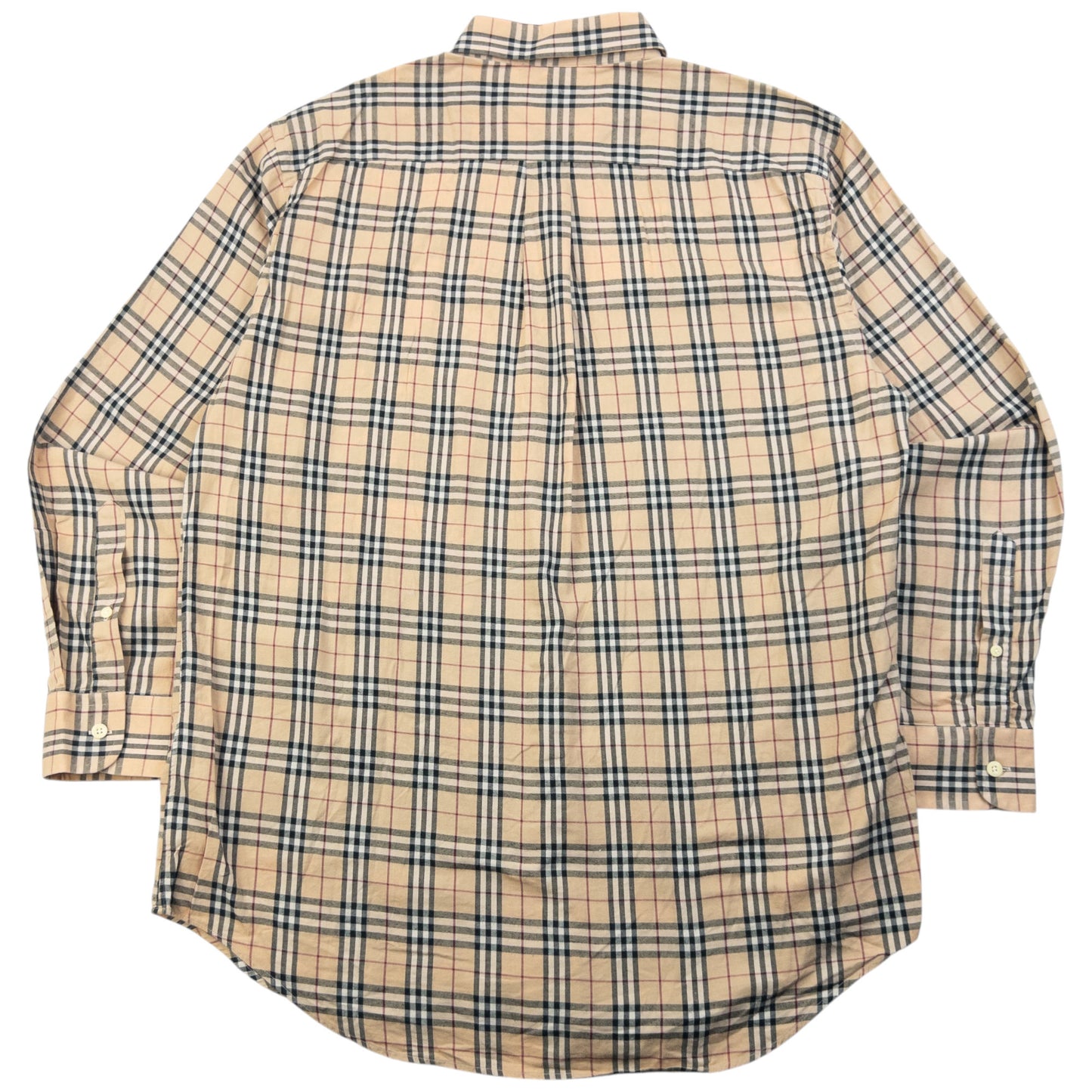 Vintage 2000s Burberry Nova Check Long Sleeve Button Up Shirt Size L