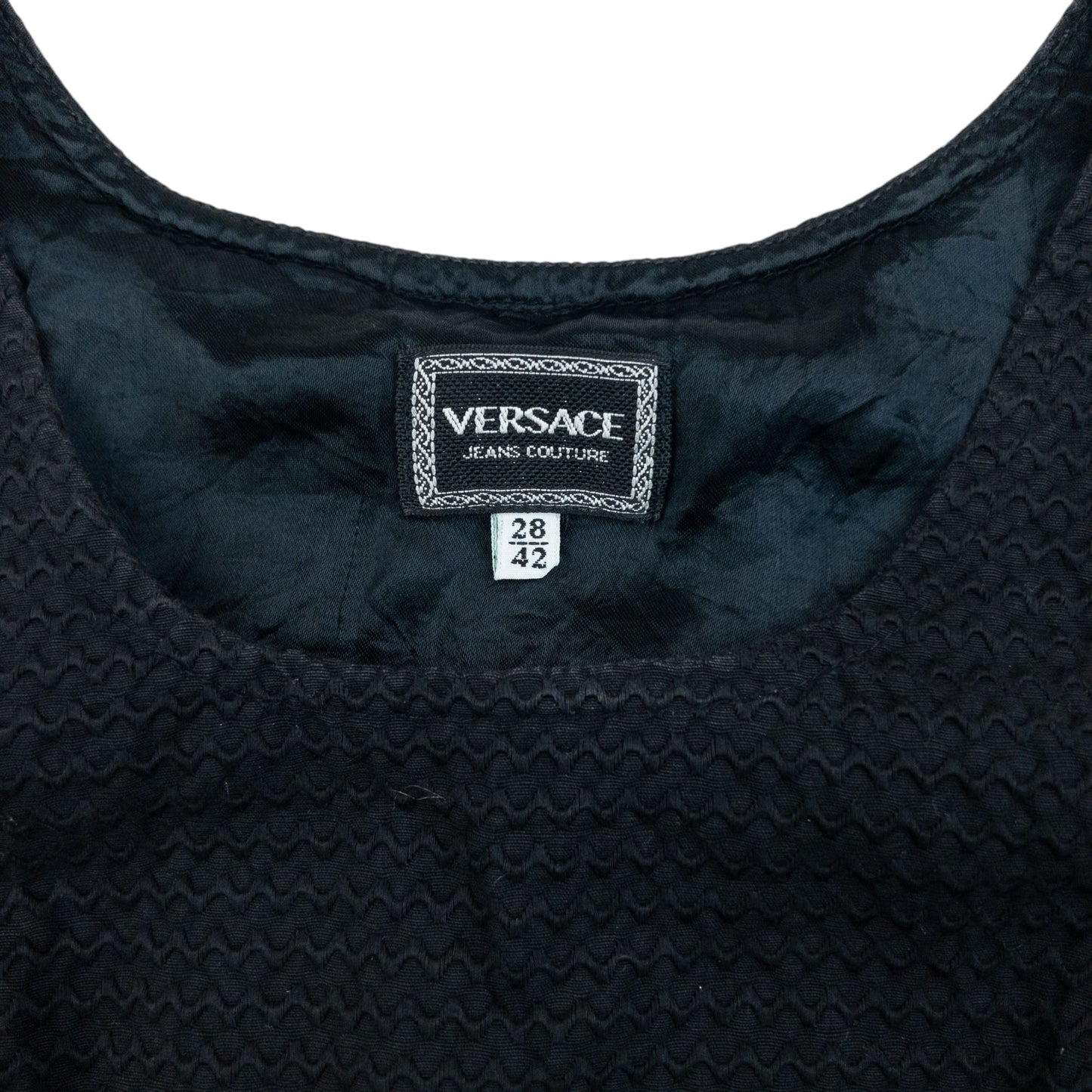 Vintage 2000s Versace Jeans Couture Pleated Dress Womens Size S