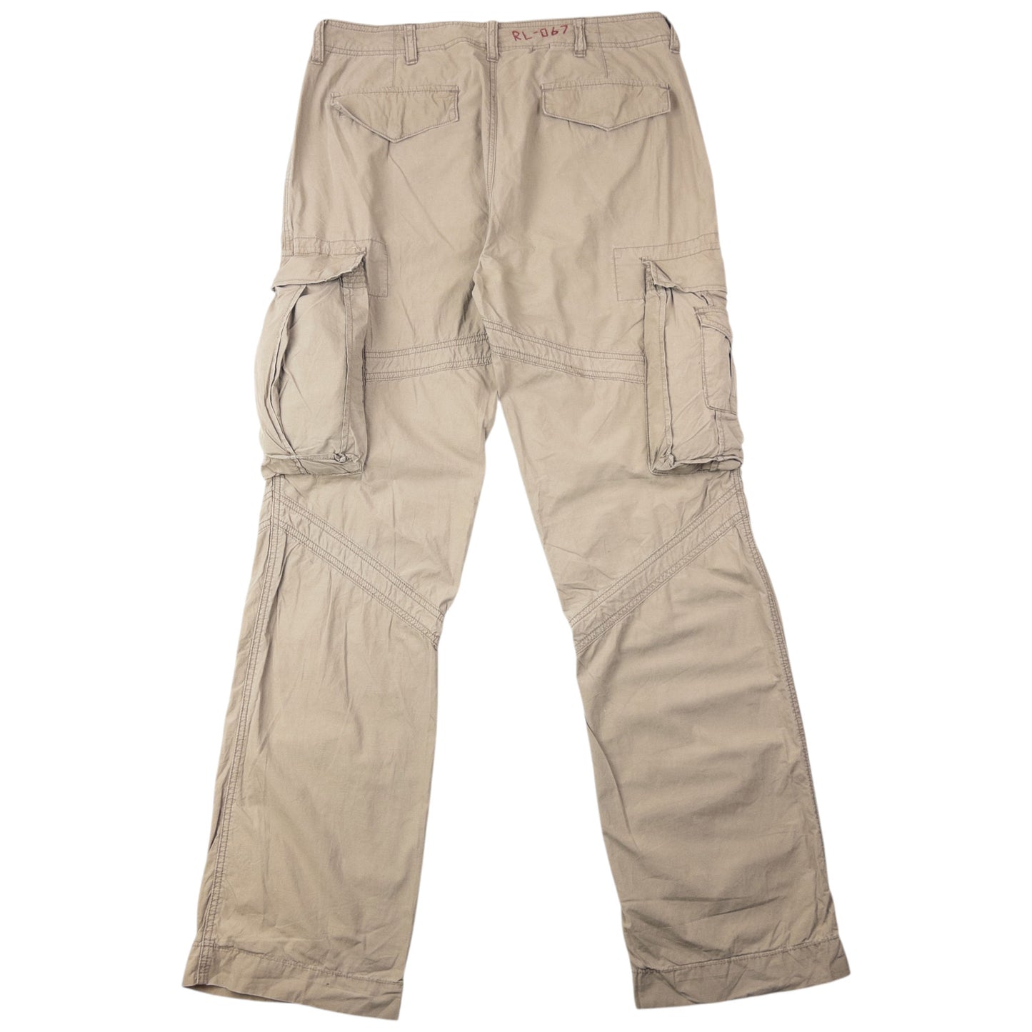 Vintage 90s Polo Ralph Lauren Cargo Trousers Size W35