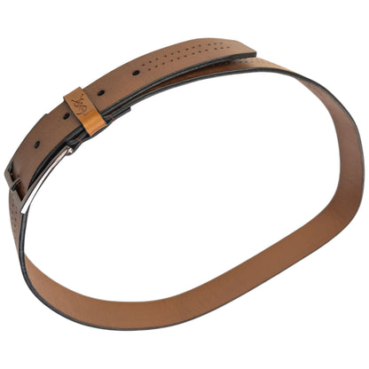 Vintage 90s YSL Yves Saint Laurent Leather Belt Size XL