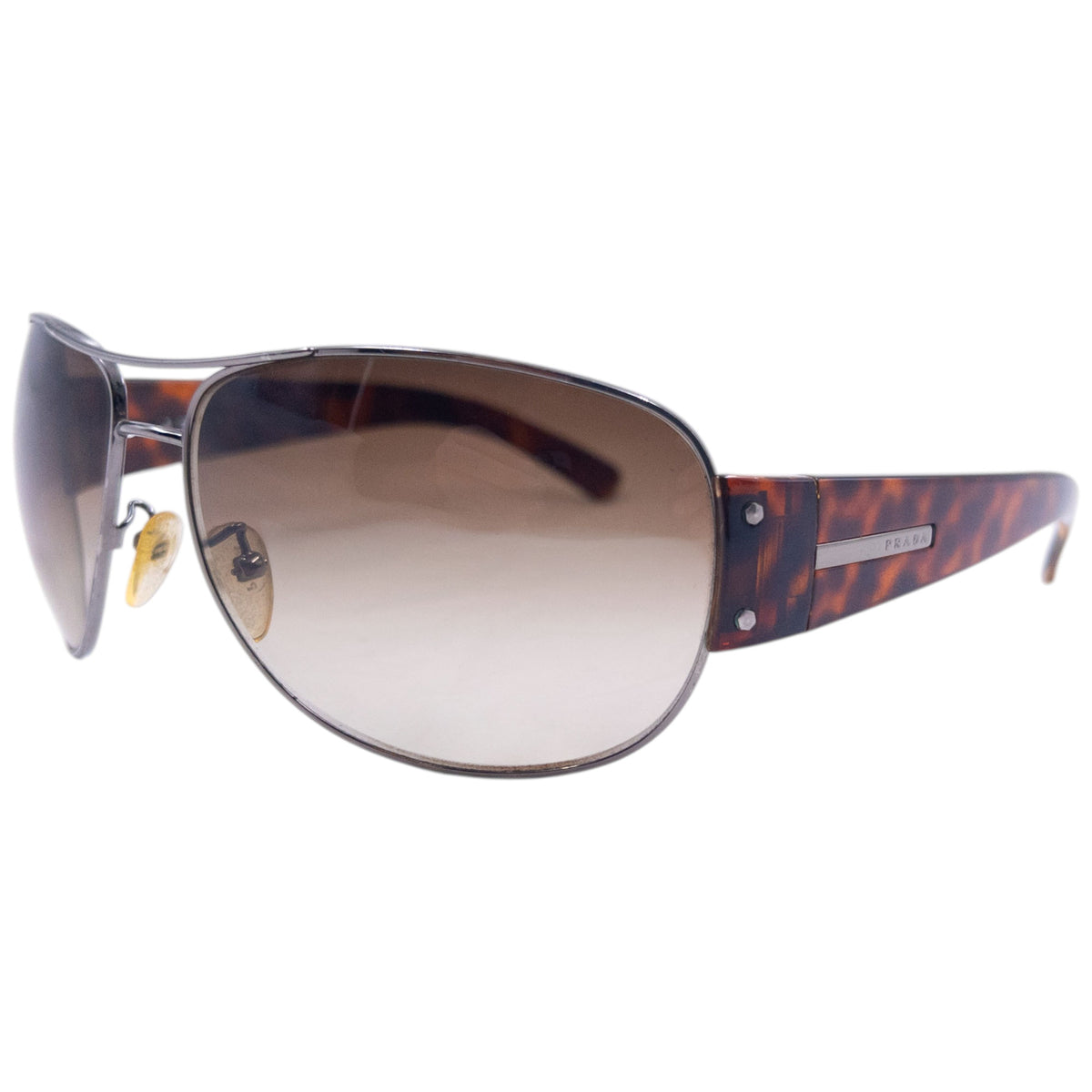 Vintage 2000s Prada Tortoise Shell Sunglasses
