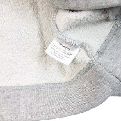 Vintage 2000s Burberry Nova Check Elbow Patch Hoodie in grey (cotton), photo 4