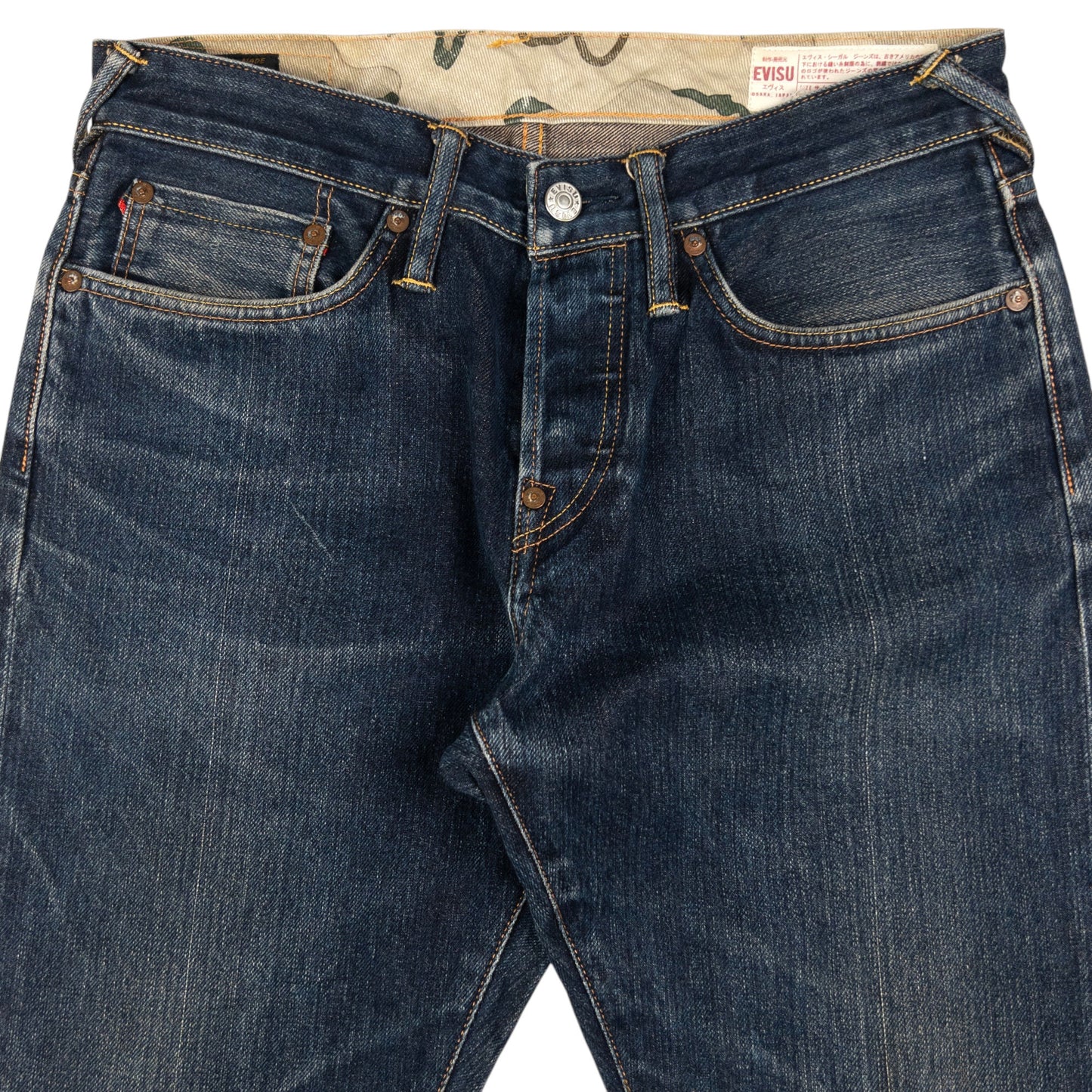 Vintage Evisu Double Gull Japanese Denim Jeans Size W30