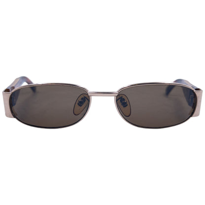 Vintage 90s Fendi Embossed Monogram Tortoise Shell Sunglasses