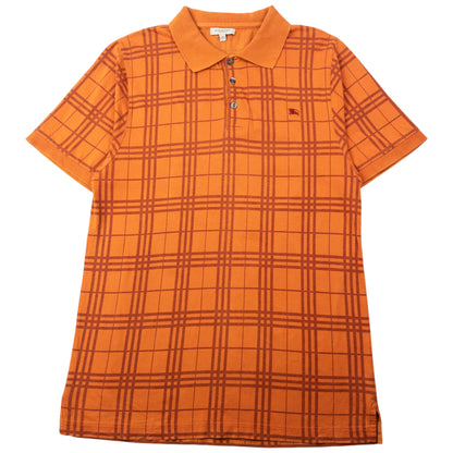 Vintage Burberry Nova Check Polo Shirt Size L