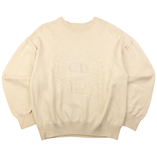 Vintage Dior Sports Embroidered Jumper Womens Size M