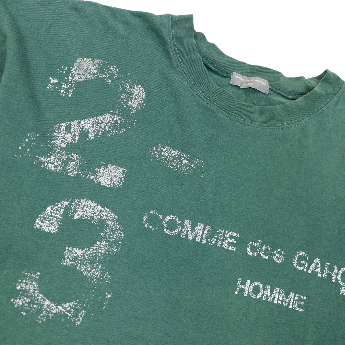 Vintage 2002 Comme Des Garçons HOMME Graphic T Shirt Size S