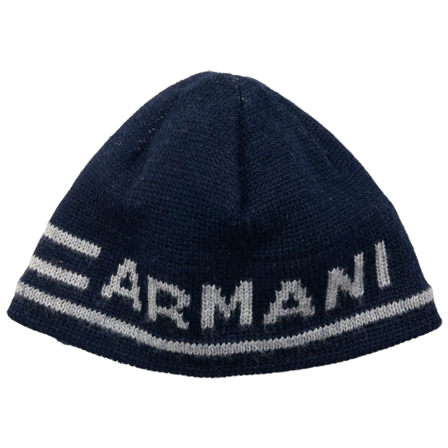 Vintage Armani Jeans Knitted Beanie Hat