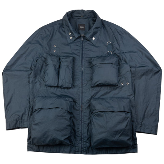 Vintage Hugo Boss Lightweight Cargo Jacket Size