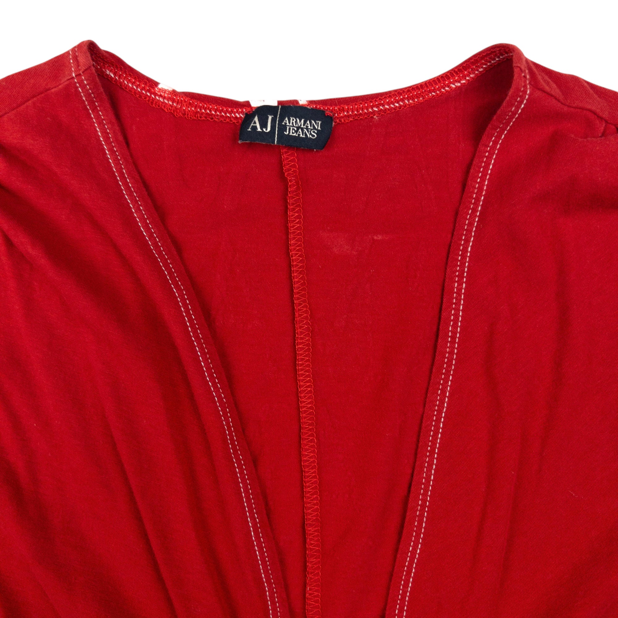 Vintage Armani Jeans Ruched Sleeveless Top Womens Size M