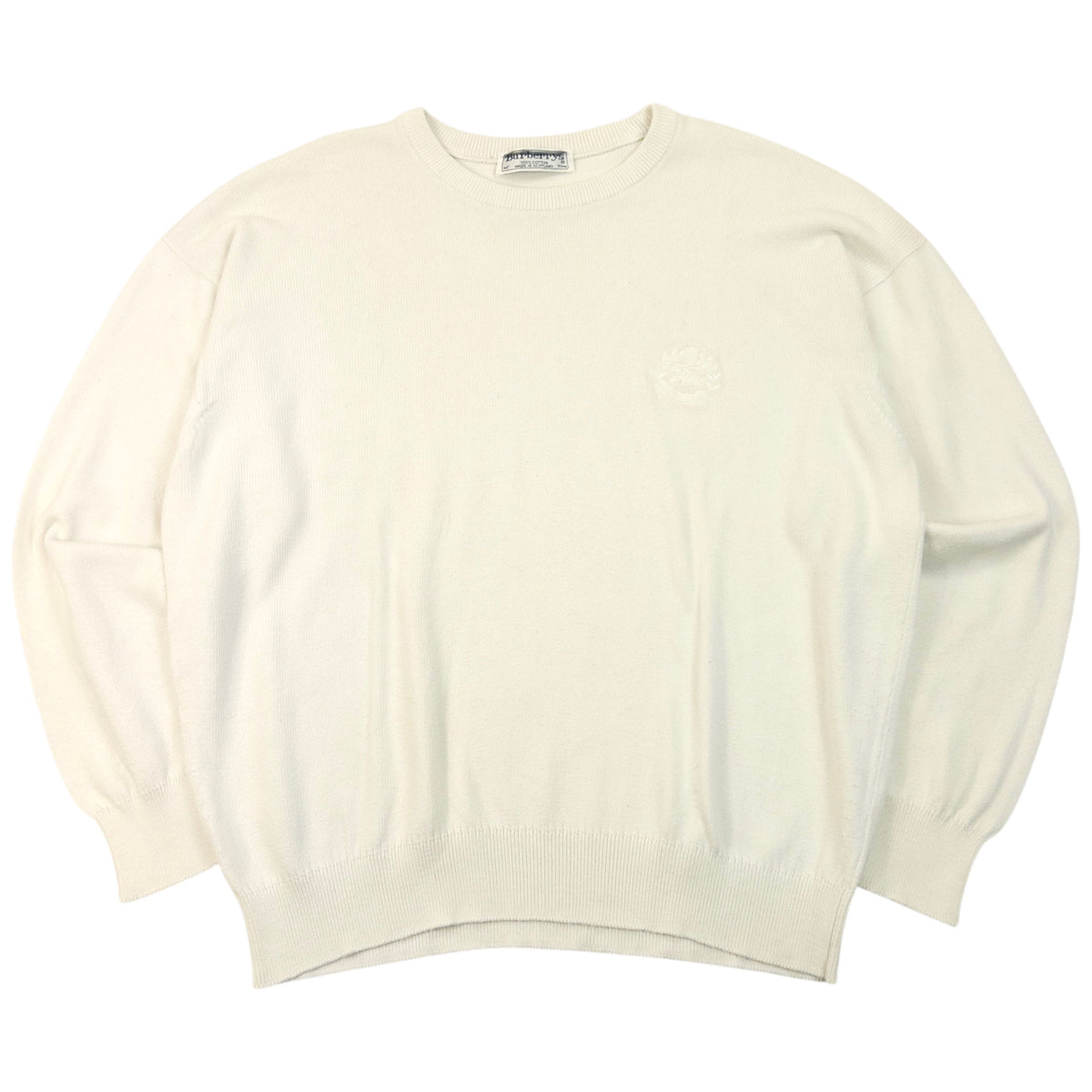 Vintage 90s Burberry Knit Jumper Size M