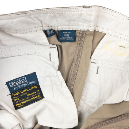 Vintage 90s Polo Ralph Lauren Cargo Trousers Size W35