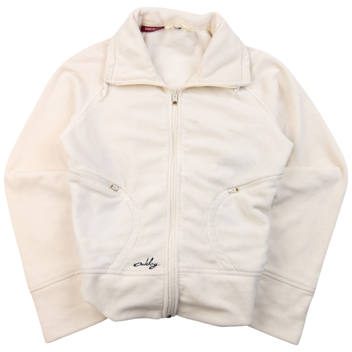 Vintage 90s Oakley Zip Up Fleece Jacket Womens Size M