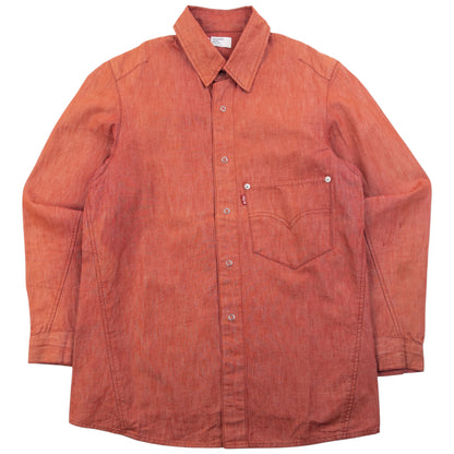 Vintage 2000s Levi's Engineered Garments Snap Button Up Denim Shirt Size S