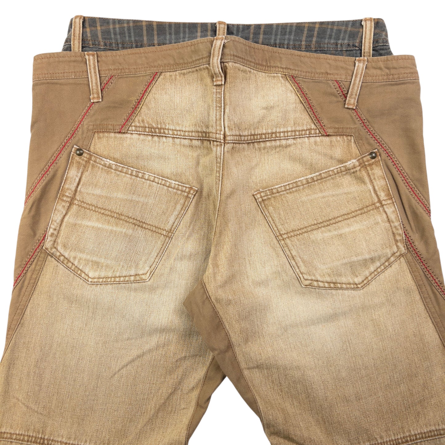 Vintage Marithe + Francois Girbaud Double Waist Denim Jeans Size W33