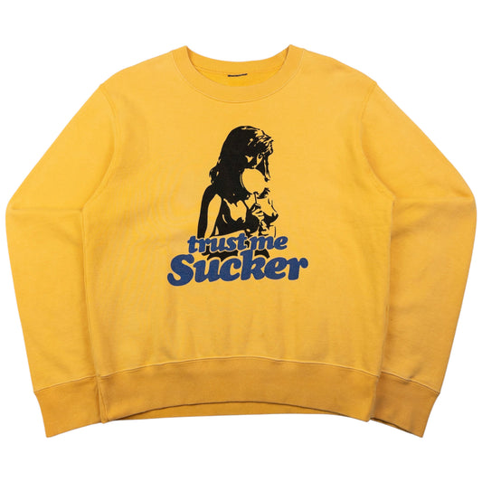 Vintage Hysteric Glamour Trust Me Sucker Graphic Sweatshirt Womens Size S