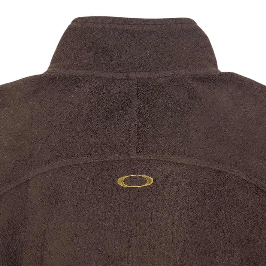 Vintage Oakley Zip Up Fleece Jacket Size S