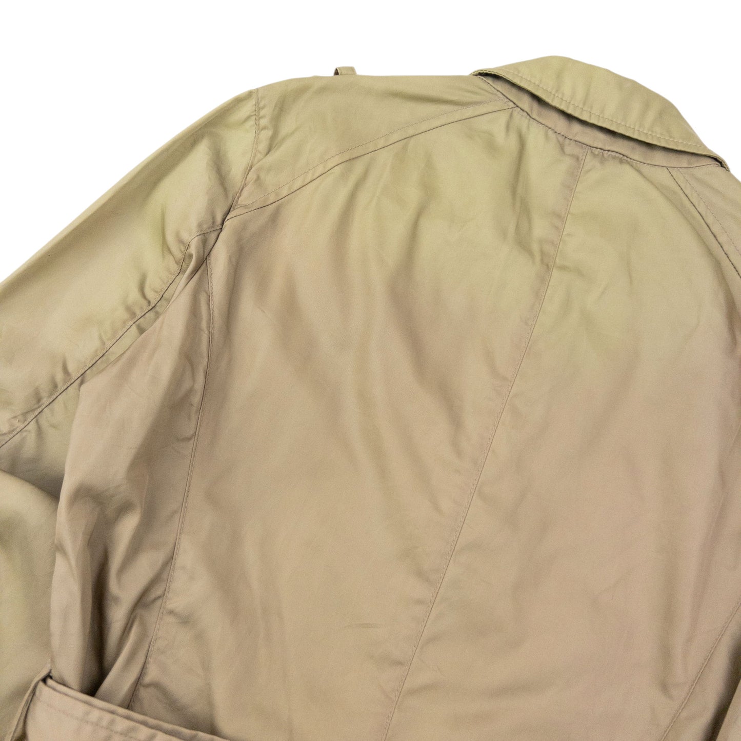 Vintage 2000s Prada Belt Waist Trench Jacket Womens Size M