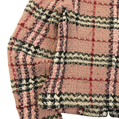 Vintage 2000s Burberry Nova Check Tweed Jacket Womens Size M