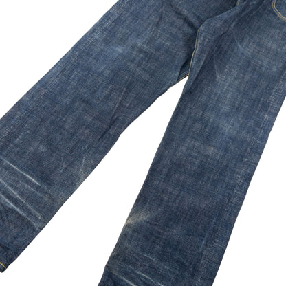 Vintage 2000s Evisu Painted Daicock Japanese Denim Jeans Size W32