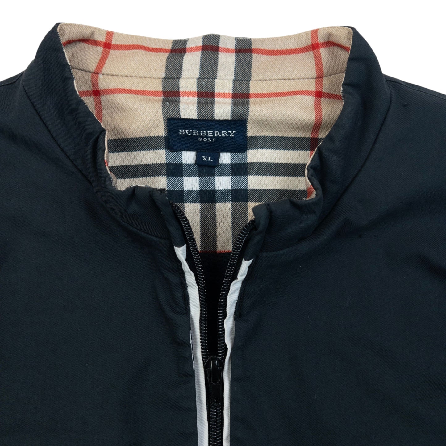 Vintage 2000s Burberry Golf Zip Up Jacket Size S