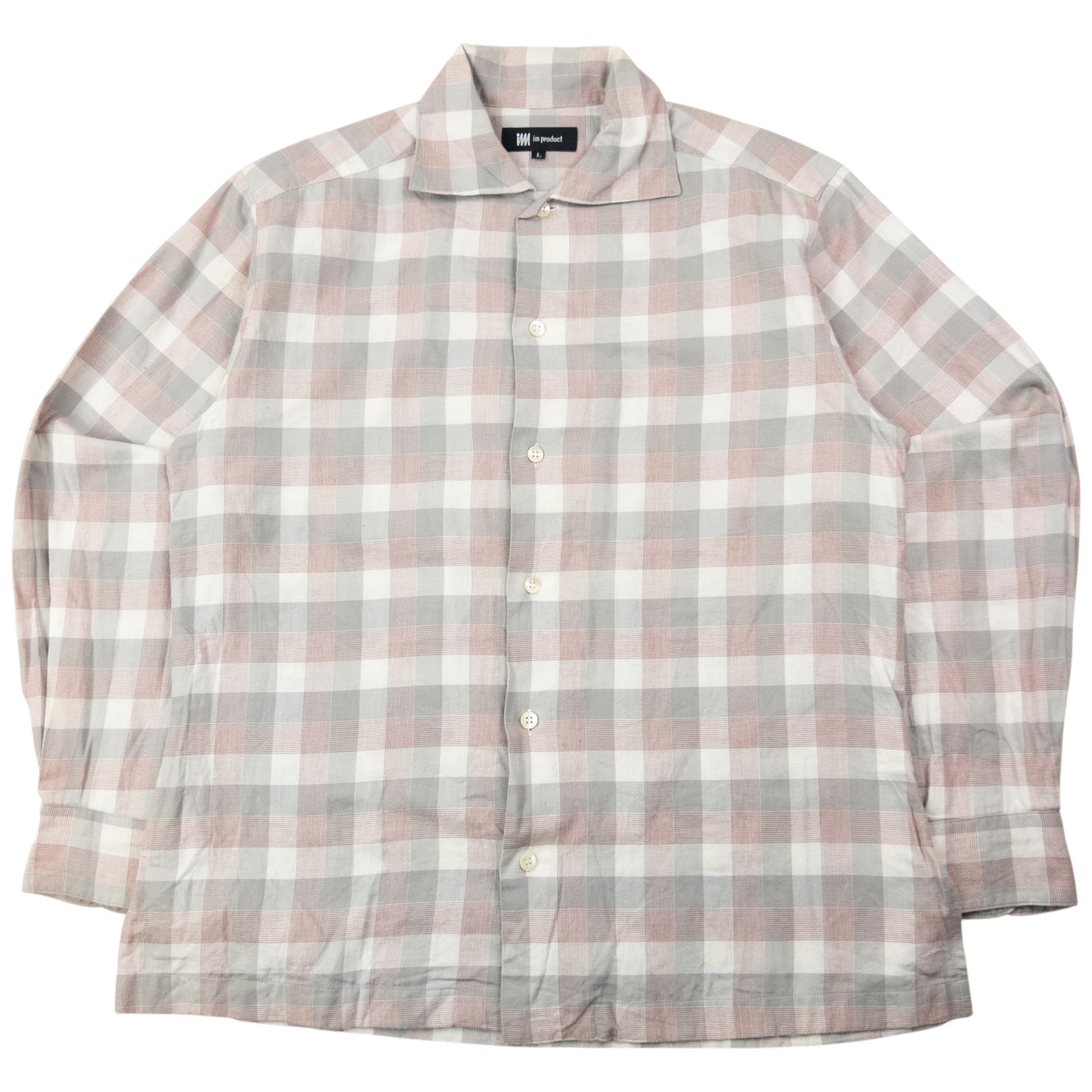 Vintage 2000s Issey Miyake Checkered Long Sleeve Button Up Shirt Size XS