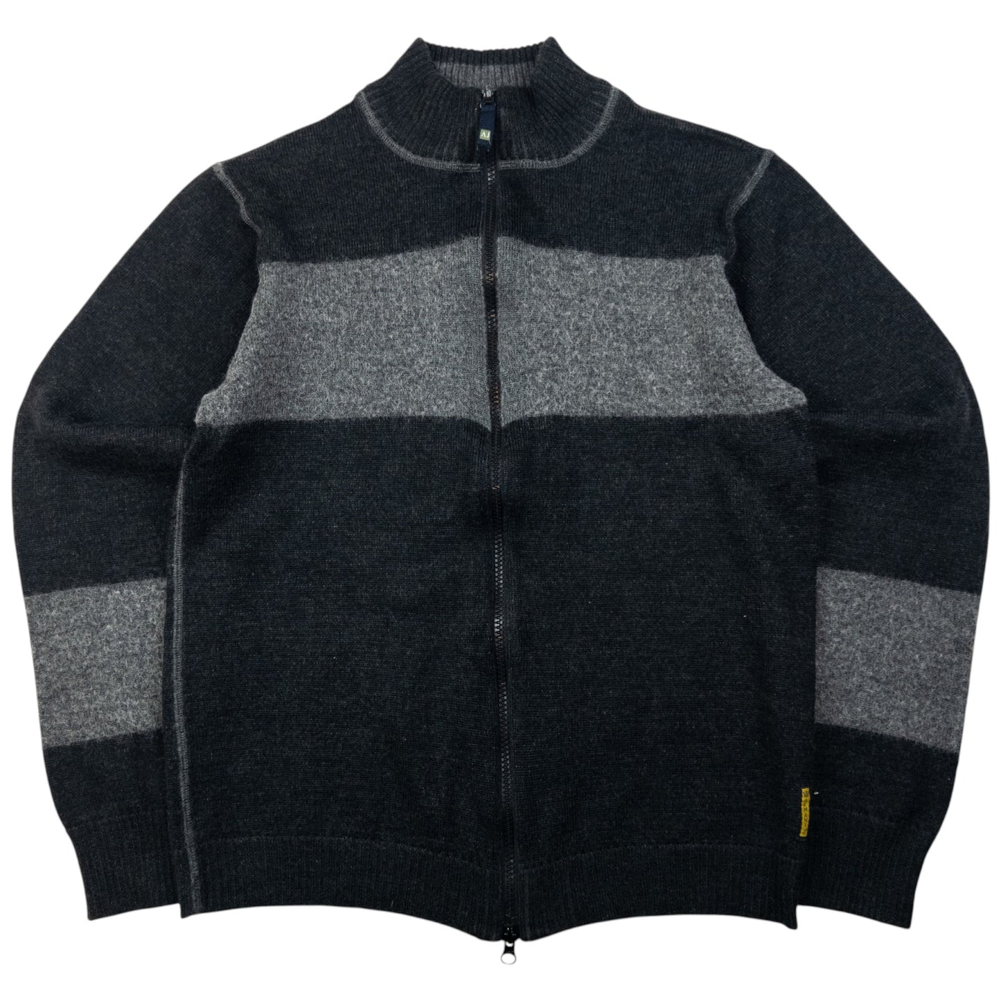 Vintage Armani Jeans Zip Up Jumper Size XS